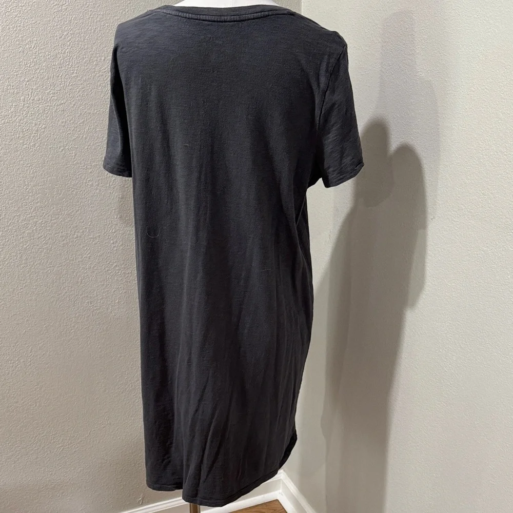 Universal Thread Casual Charcoal Gray T-Shirt Dress - Picture 2 of 5